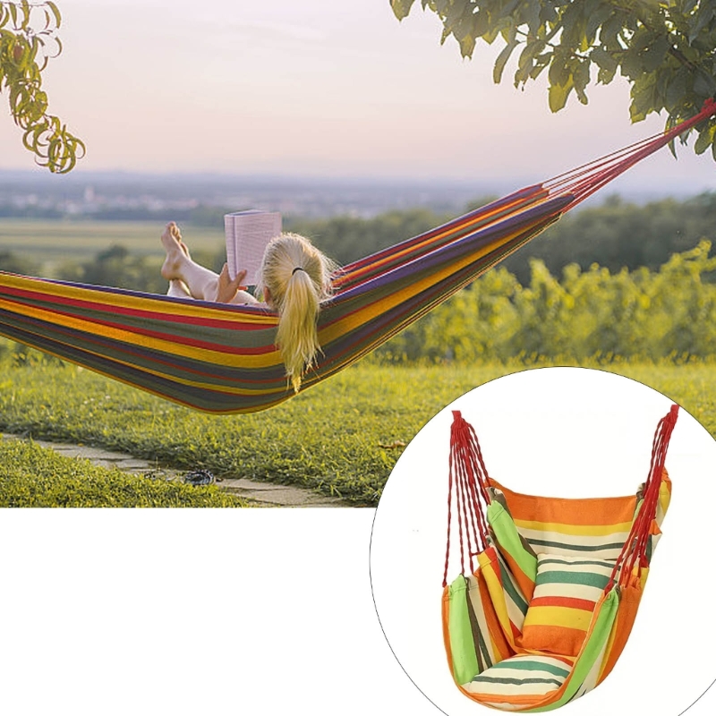Quality Outdoor Camping Chairs - كرسي معلق مريح مع وسائد قابلة