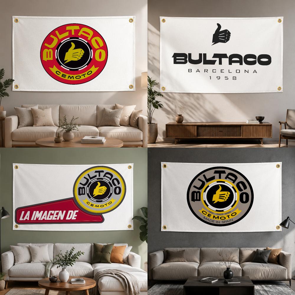 Outdoor Camping Brands - أعلام ماركة بولتاكو للدراجات النارية، علم