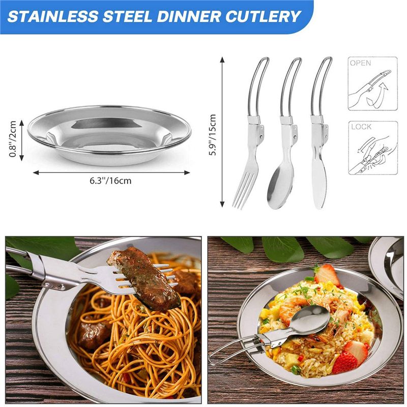【المشتريين】جهيزات المطابخ التخ - مراجعة Outdoor Camping Cooking Equipment وسعره