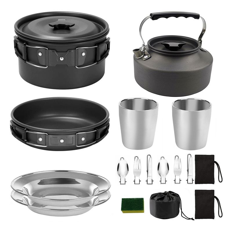 【المشتريين】جهيزات المطابخ التخ - مراجعة Outdoor Camping Cooking Equipment وسعره