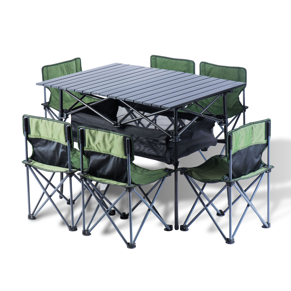 طاولة تخييم قابلة للطي عالية ا - مراجعة Quality Outdoor Camping Chairs وسعره