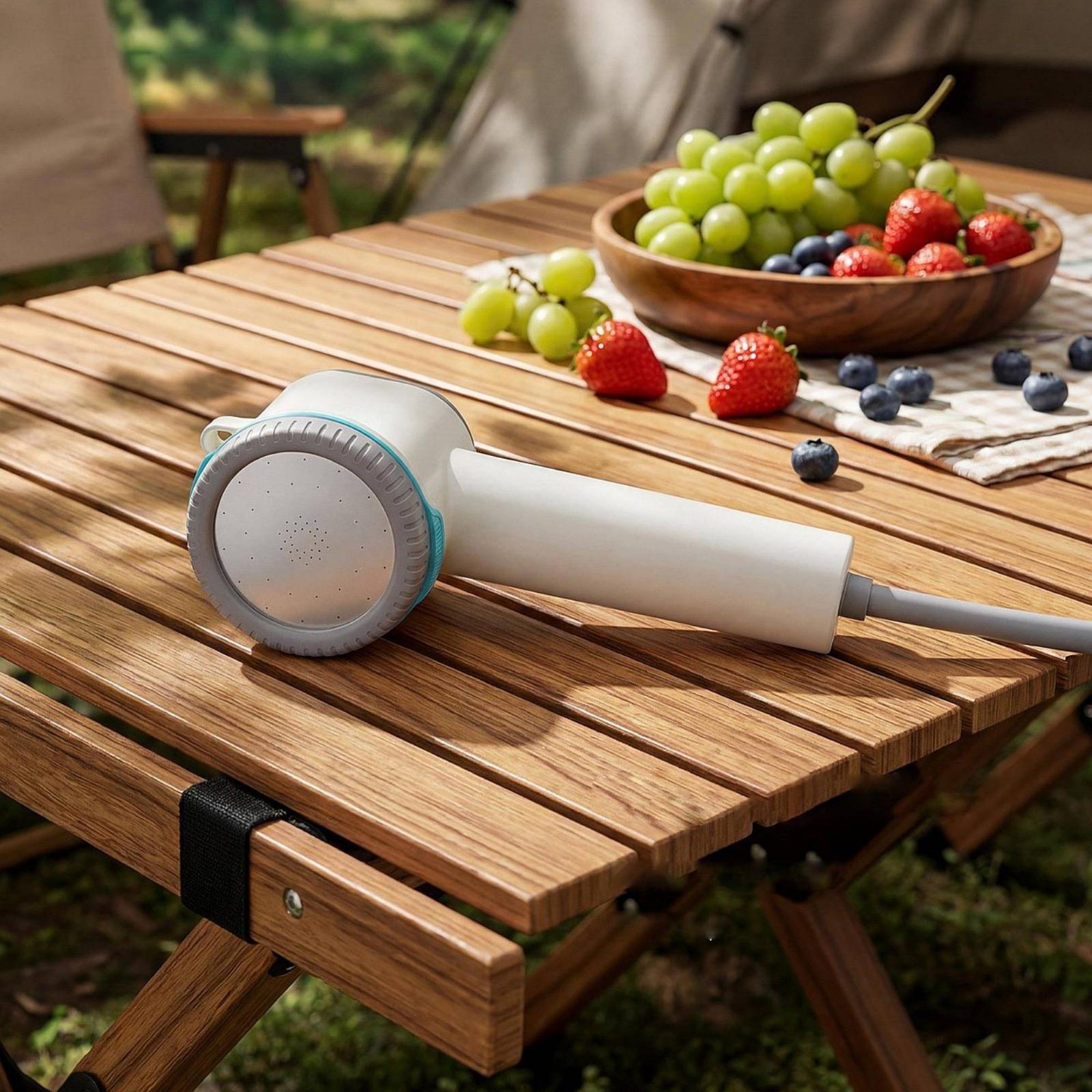 مجموعة دش كهربائي محمول باليد  - مراجعة Outdoor Camping Kit وسعره