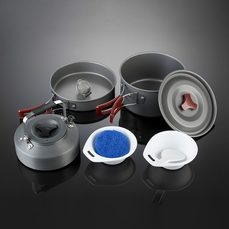 طقم موقد غاز محمول قابل للفصل  - مراجعة Outdoor Camping Kit وسعره