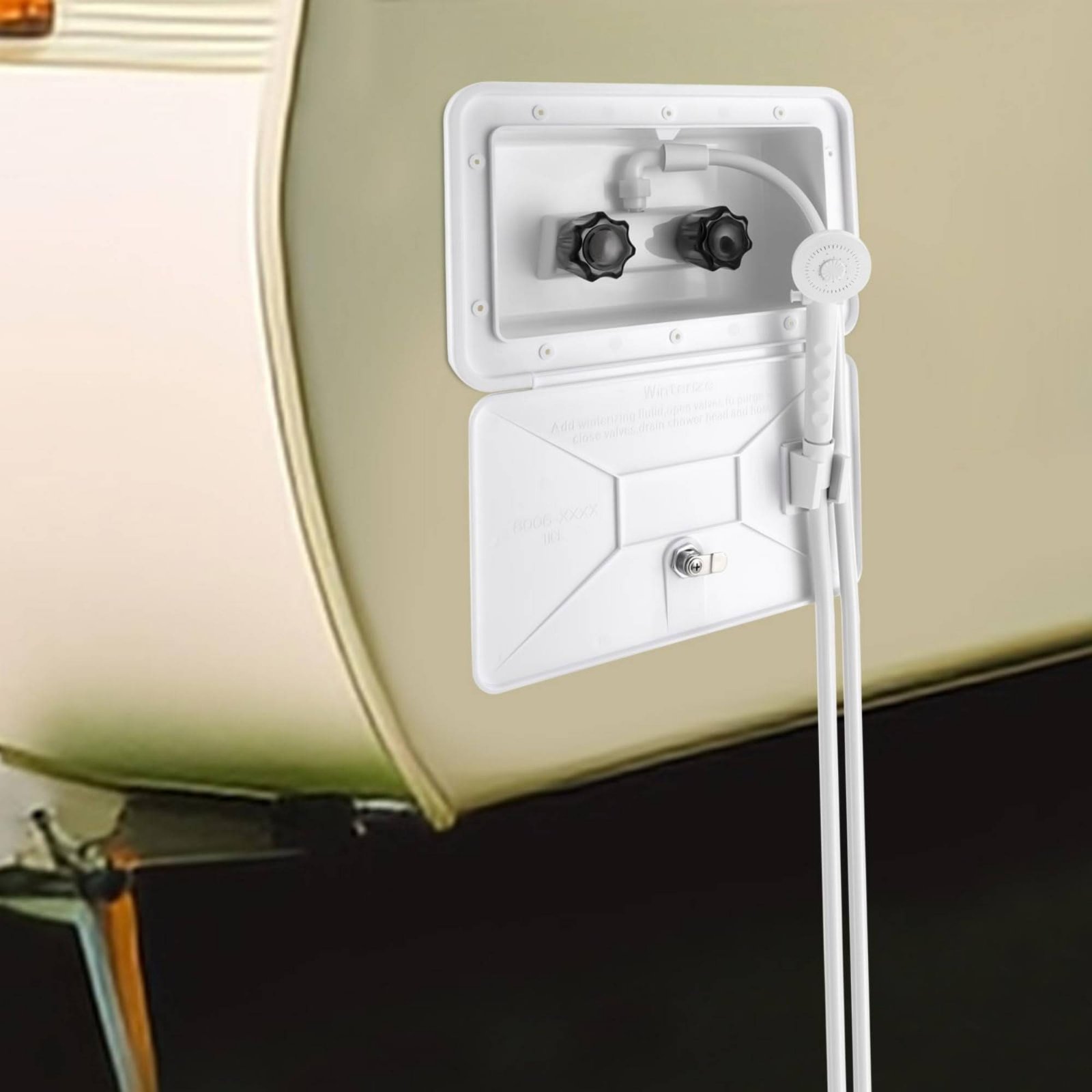 صندوق دش خارجي مدمج للمركبات ا - مراجعة Outdoor Camping Kit وسعره