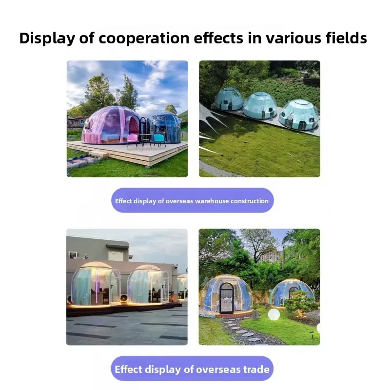 منزل فقاعي كروي للمعارض الخارج - مراجعة Outdoor Camping Exhibition وسعره