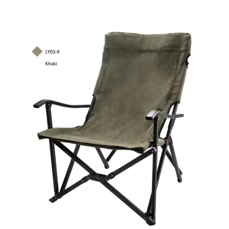 كرسي تخييم محمول قابل للطي عال - مراجعة Quality Outdoor Camping Chairs وسعره