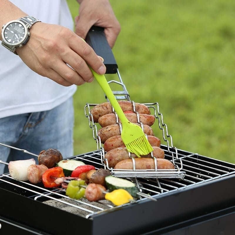 شواية محمولة للتخييم، خفيفة ال - مراجعة Outdoor Camping Cooking Equipment وسعره