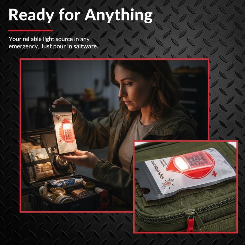 مصباح طوارئ محمول يعمل بالماء  - مراجعة First Aid Kit Camping وسعره
