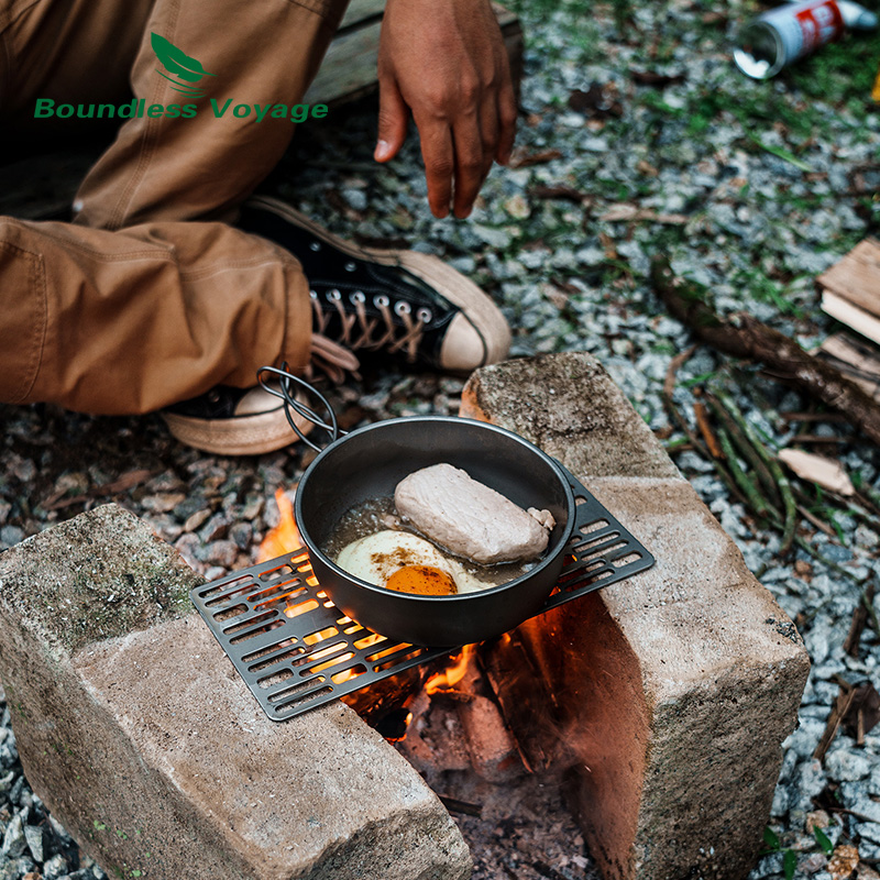 طبق شواء شواء من التيتانيوم ،  - مراجعة Outdoor Camping Essentials وسعره